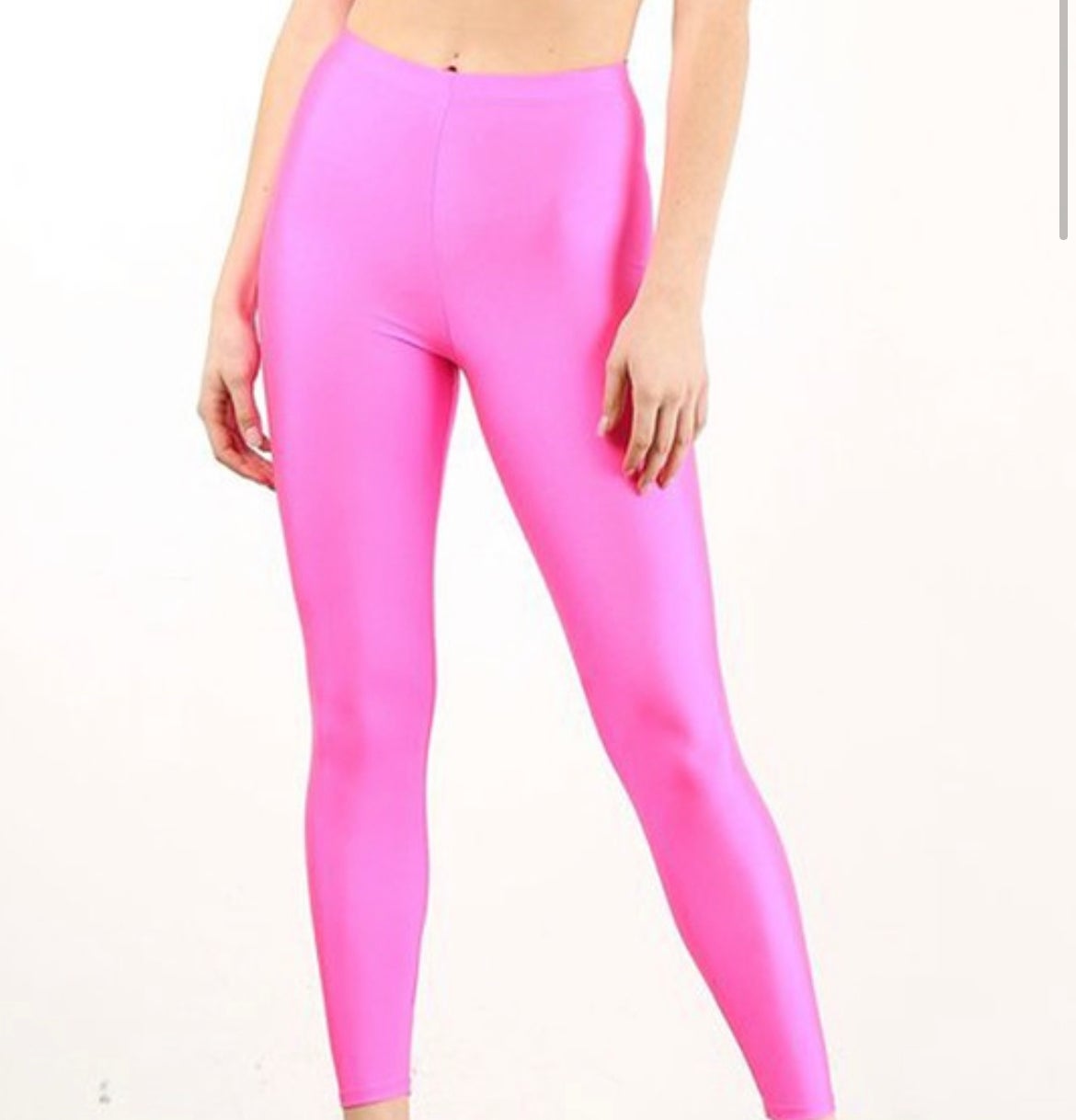 Focus On Me Ruched Leggings - Neon Pink